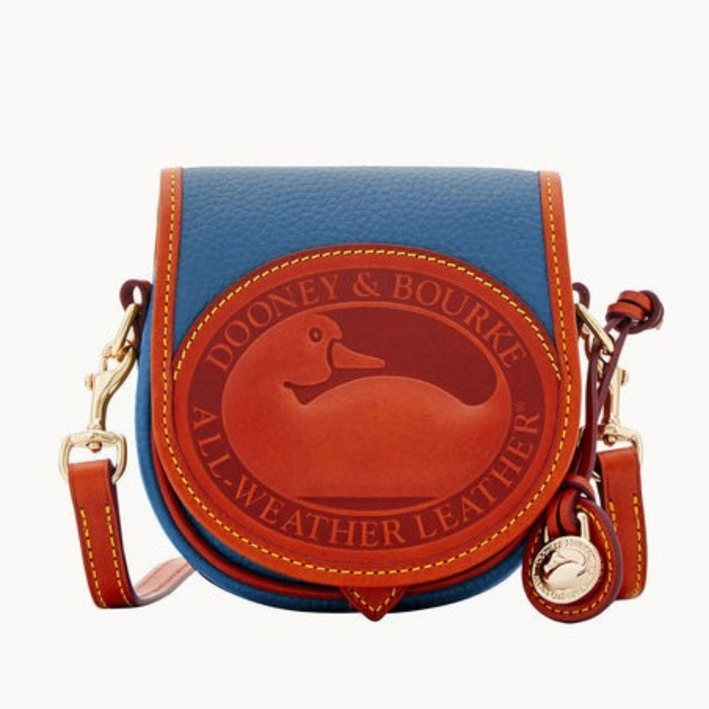 Dooney & Bourke All Weather Leather 2, Duck Bag In Jeans